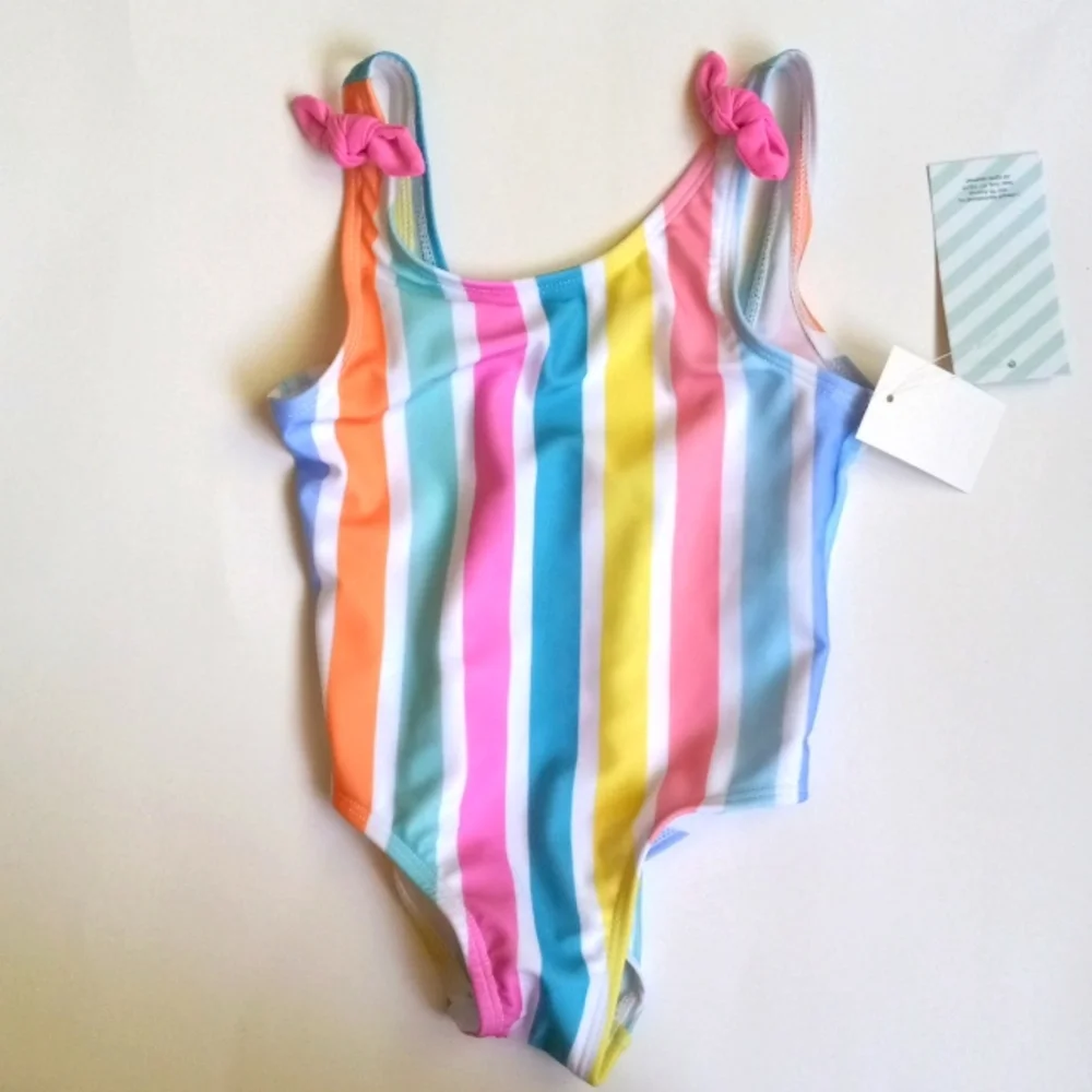 GIRLS ONE PIECE MULTICOLOR BATHING SUIT
